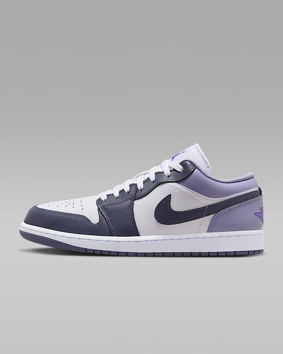 کتونی جردن وان ساق کوتاه Jordan 1 low Purple White  553558-145