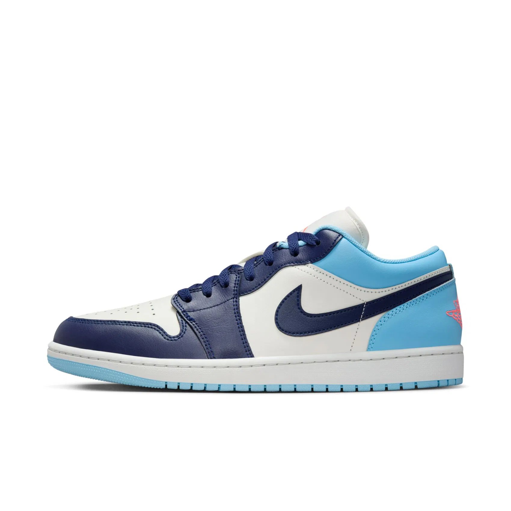 کتونی جردن وان ساق کوتاه    Jordan 1 Low Blue Chill 553558-149