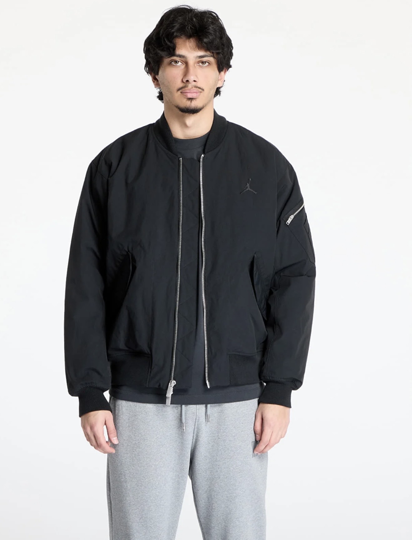 کاپشن خلبانی مشکی رنگید جردنJordan Renegade Bomber Jacket FV7267-010