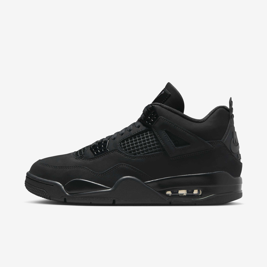 کتونی جردن فور بلک کت Jordan 4 Retro Black Cat  FV5029-010