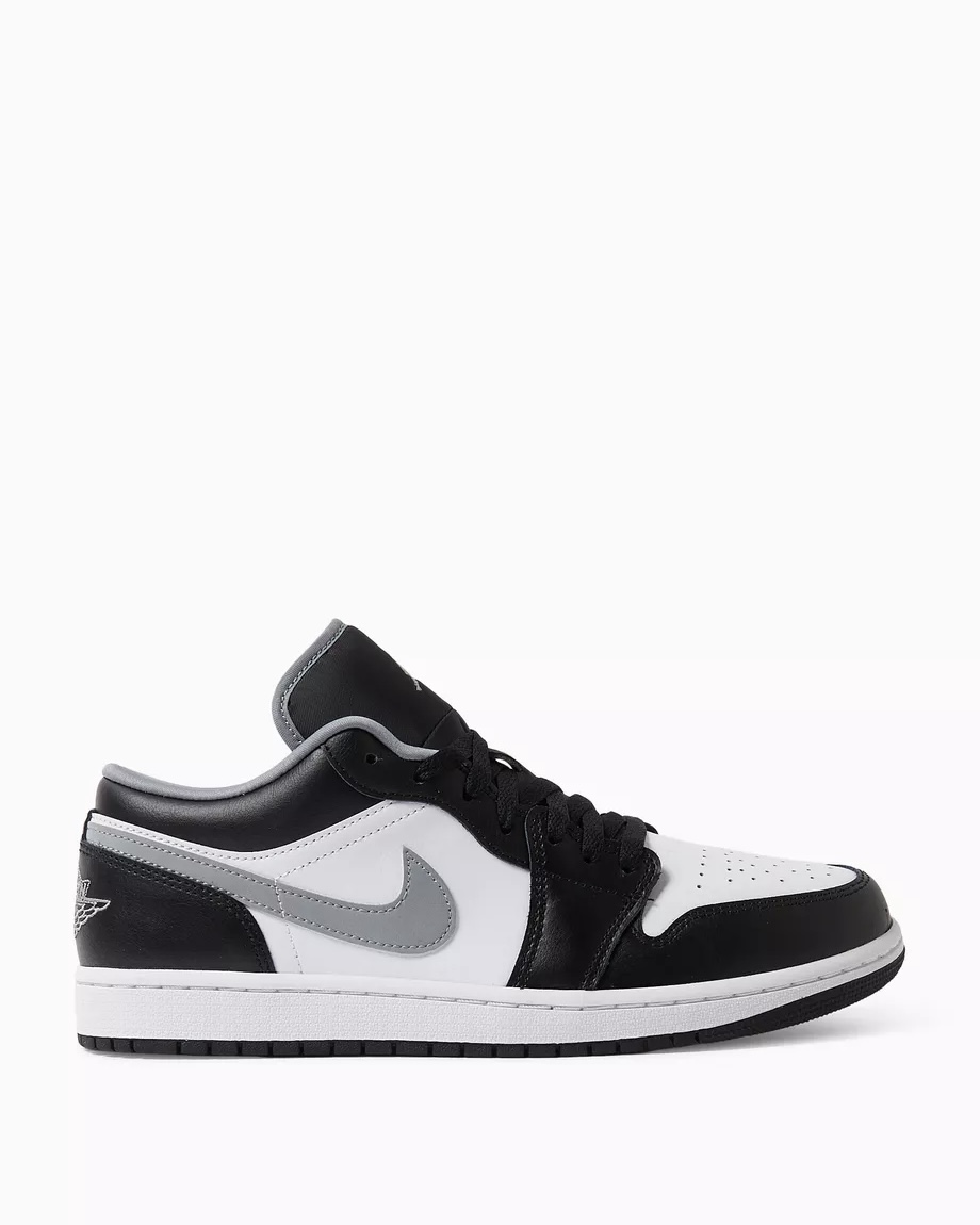 کتونی جردن وان ساق کوتاه  Jordan 1 Low Black Gray   553558-040