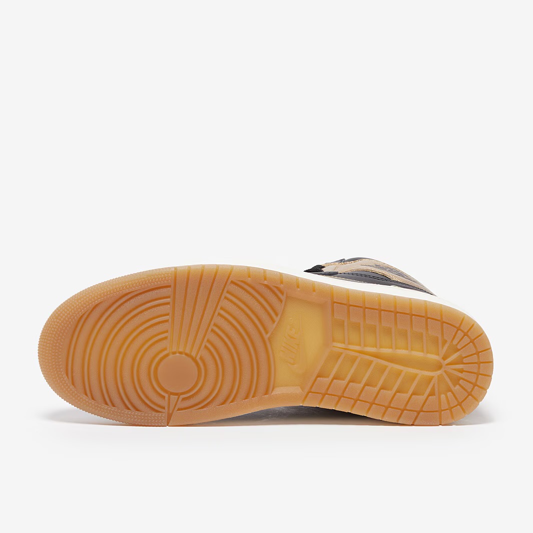 کتونی جردن وان ساق بلند  Jordan 1 Hi OG Metallic Gold DZ5485-0713
