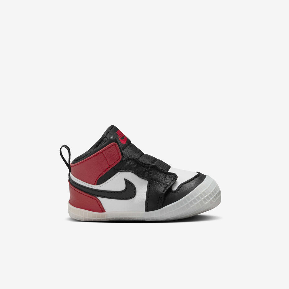 کتونی جردن وان مید Jordan 1 High Black Toe Baby Cot bootie  HJ9289-0612