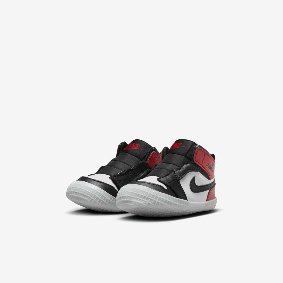 کتونی جردن وان مید Jordan 1 High Black Toe Baby Cot bootie  HJ9289-0614