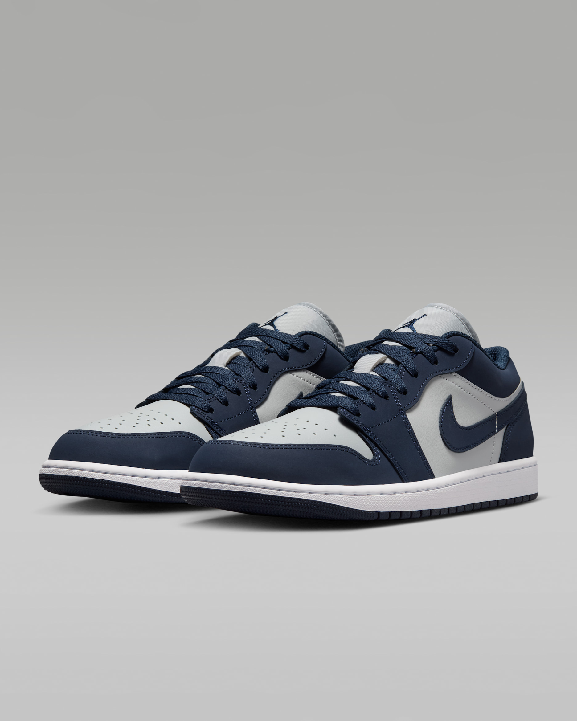 کتونی جردن 1 ساق کوتاه Jordan 1 Low Navy Gray IV6045-4513