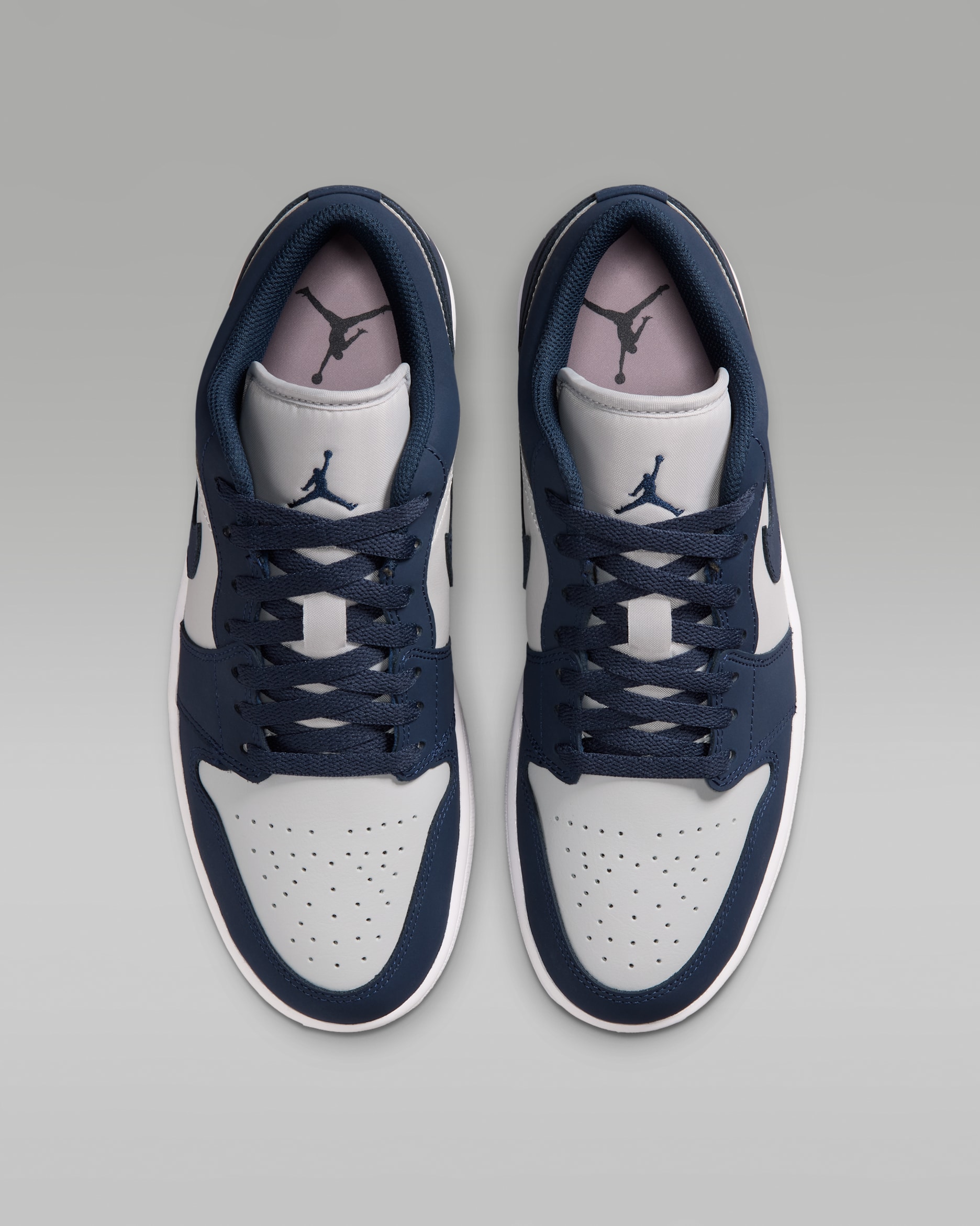کتونی جردن 1 ساق کوتاه Jordan 1 Low Navy Gray IV6045-4512